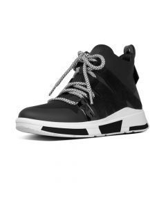 Fitflop Carita High-Top Sneaker Black